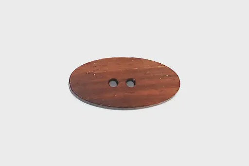 Wood Oval Button (40mm)