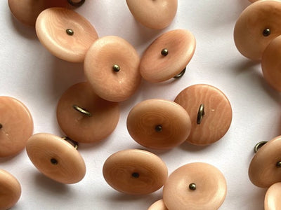 Corozo Buttons with Metal Shank (15mm)