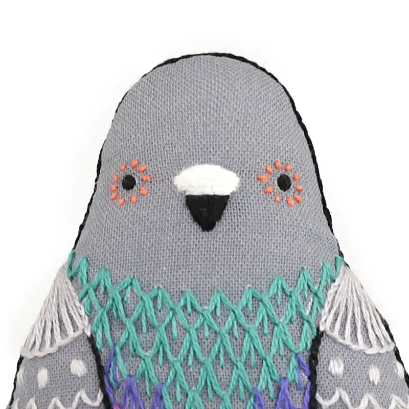 Pigeon DIY Embroidered Doll Kit (Kiriki, Level 2)