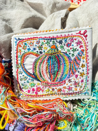 Tea and Tomatoes Needlebook Embroidery Kit