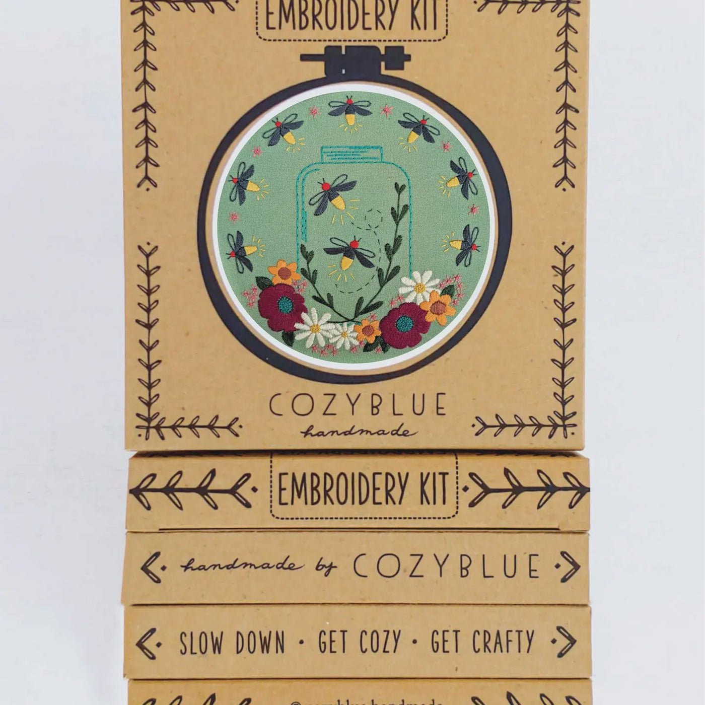 Fireflies Embroidery Kit