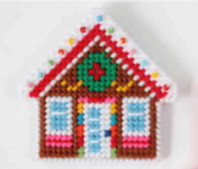 Gingerbread House Needlepoint Kit
