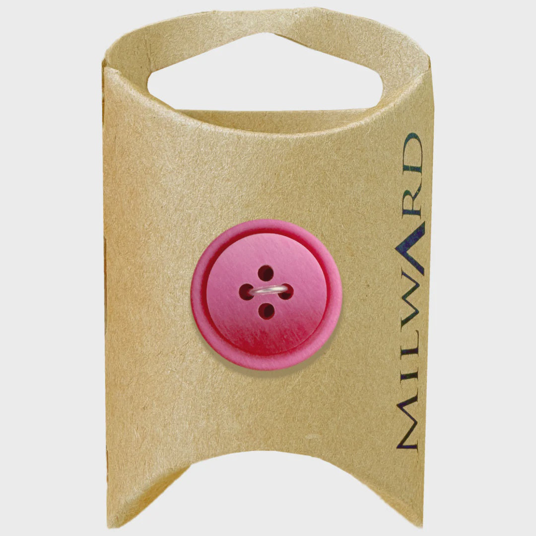 Obre Buttons Polyester Ombre Buttons / Fuchsia (20mm) – Spun