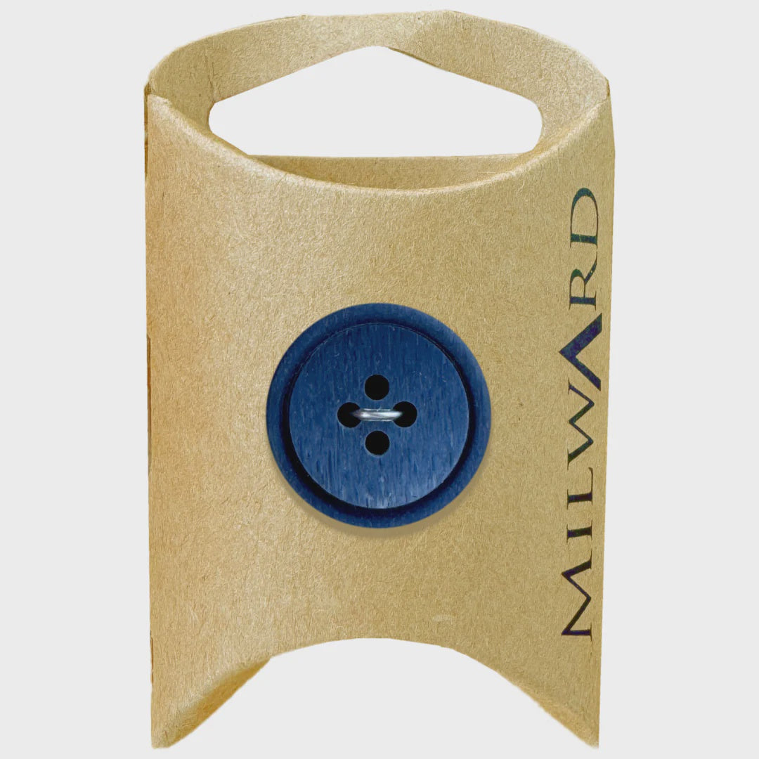 Polyester Ombre Buttons / Navy (20mm) – Spun