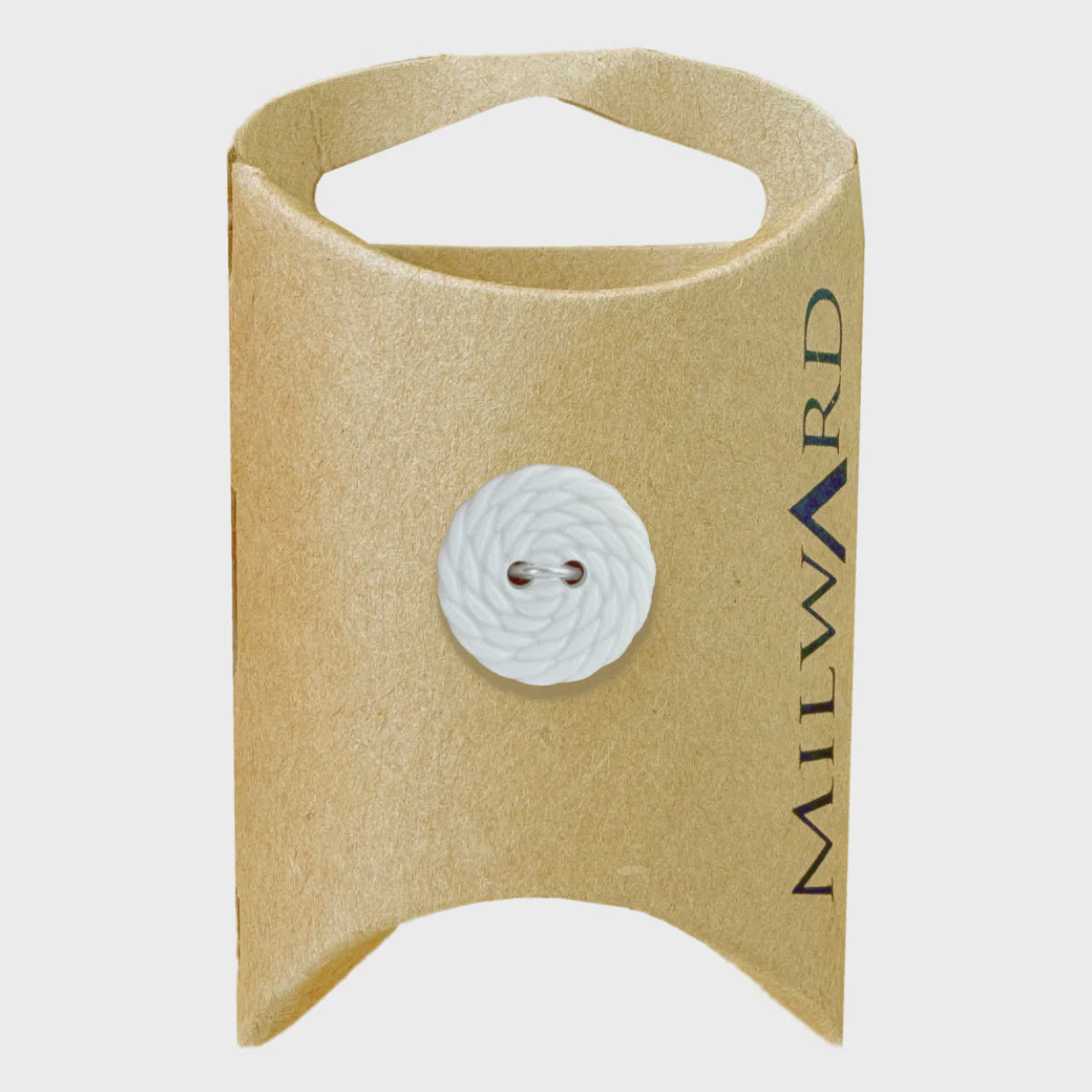 Nylon Rope Buttons / White (15mm) – Spun