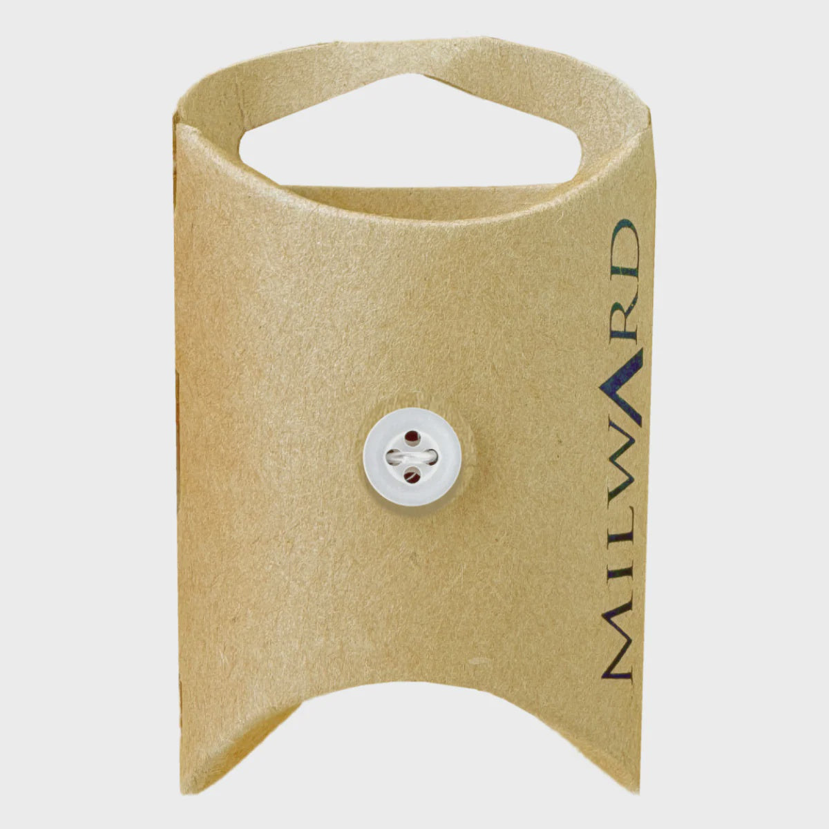 Polyester 4-Hole Collar Buttons / White (9mm) – Spun