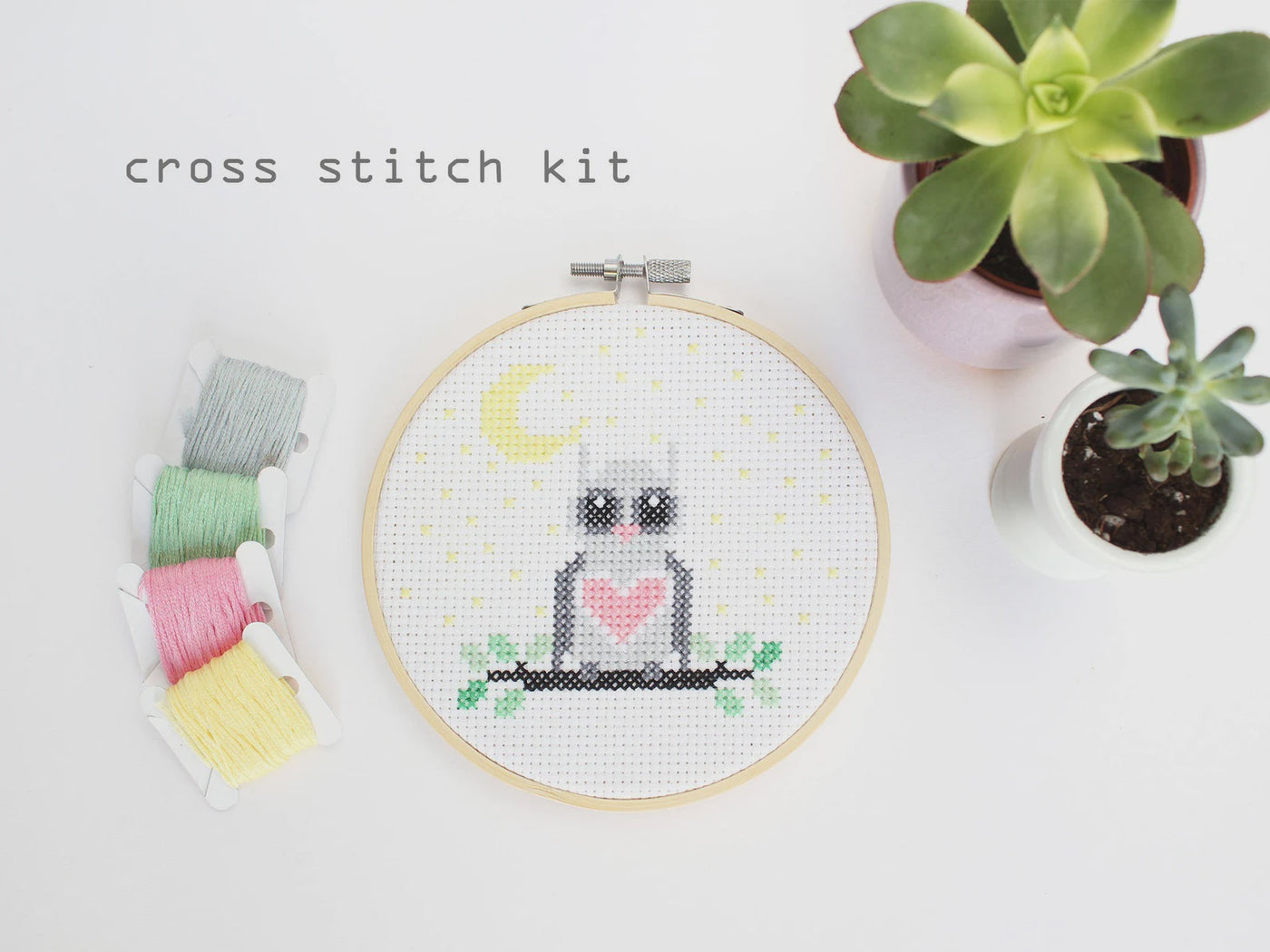 Mini Owl Counted Cross Stitch Kit