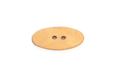 Wood Oval Button (40mm)