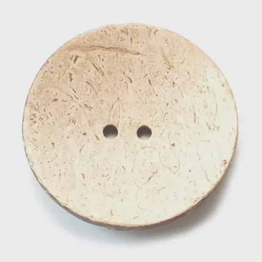 Coconut Solid-Color Buttons (58mm) – Spun
