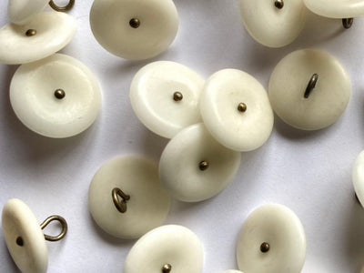 Corozo Buttons with Metal Shank (15mm)