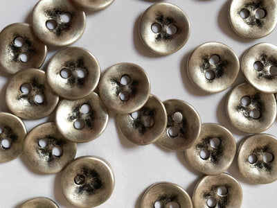 Metal Buttons with Uneven Surface (12mm)