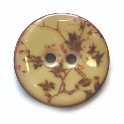 Coconut and Resin Fancy Florals (40mm)