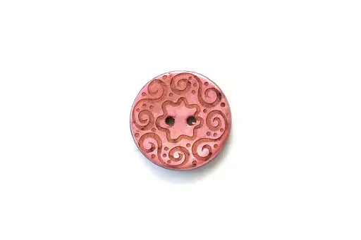 Coconut Spirals Buttons (25mm)