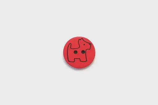 Plastic Scottie Dog Buttons (18mm)