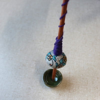 Support Spindle with Ceramic Whorl