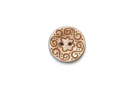 Coconut Spirals Buttons (25mm)