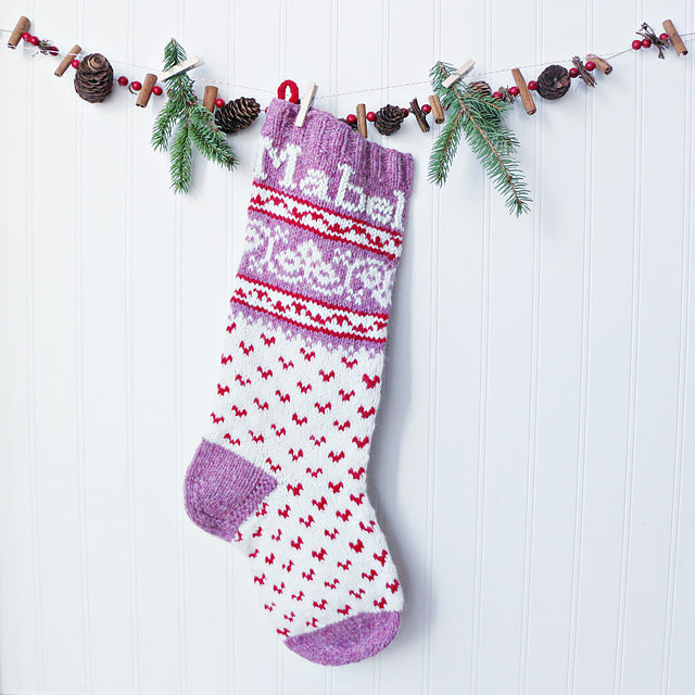 Sugarplum Stocking Kit, Harrisville Highland