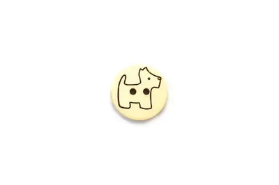 Plastic Scottie Dog Buttons (18mm)