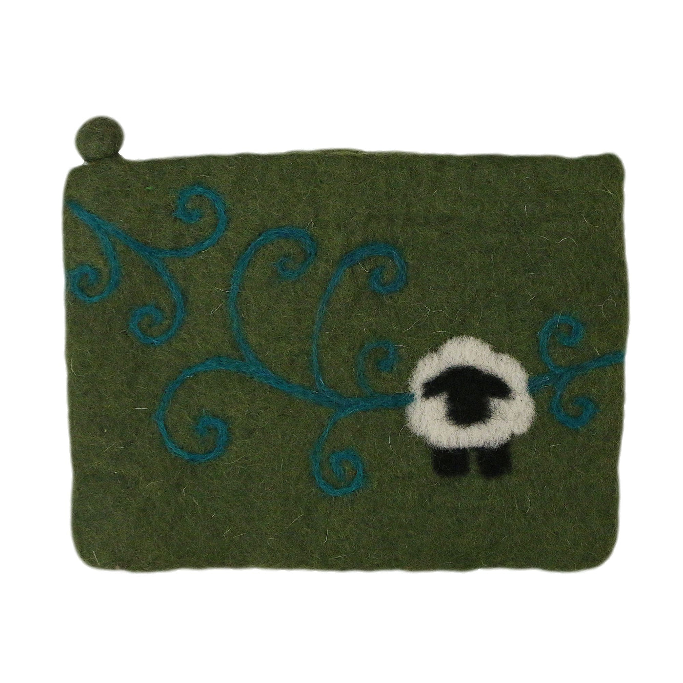 Sheep with Swirls Notions Bag