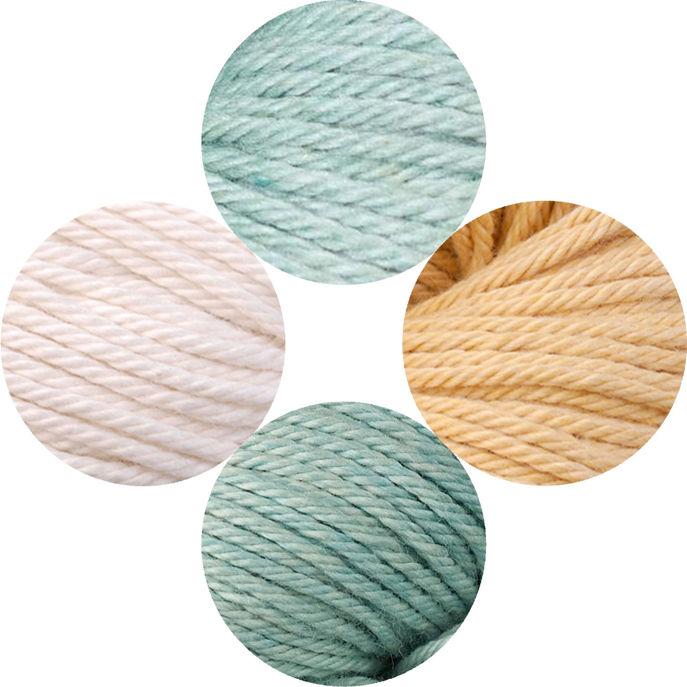 Chevron Stripes Baby Blanket Kit (Sage 8489, Day Lily 8414, Mint 8485, Magnolia 8401)