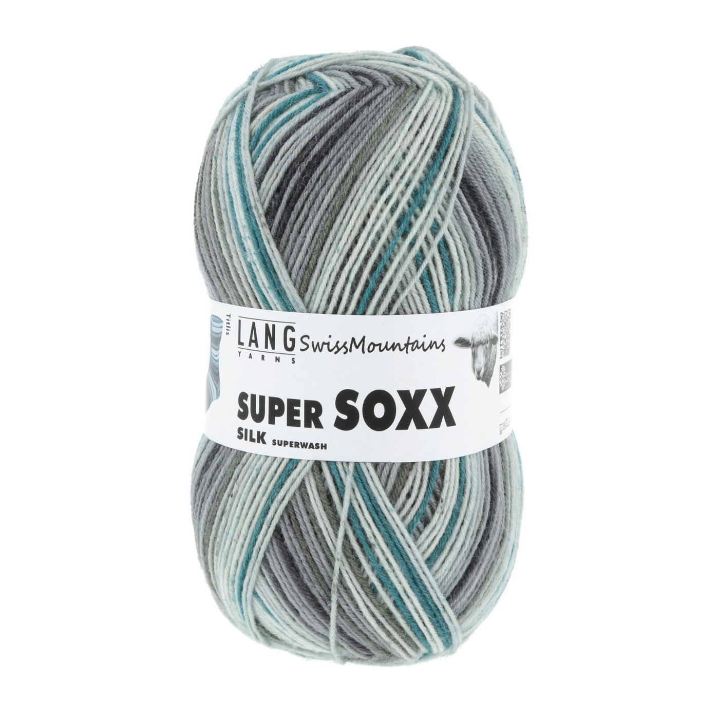 Lang Super Soxx Silk Color 4-Ply