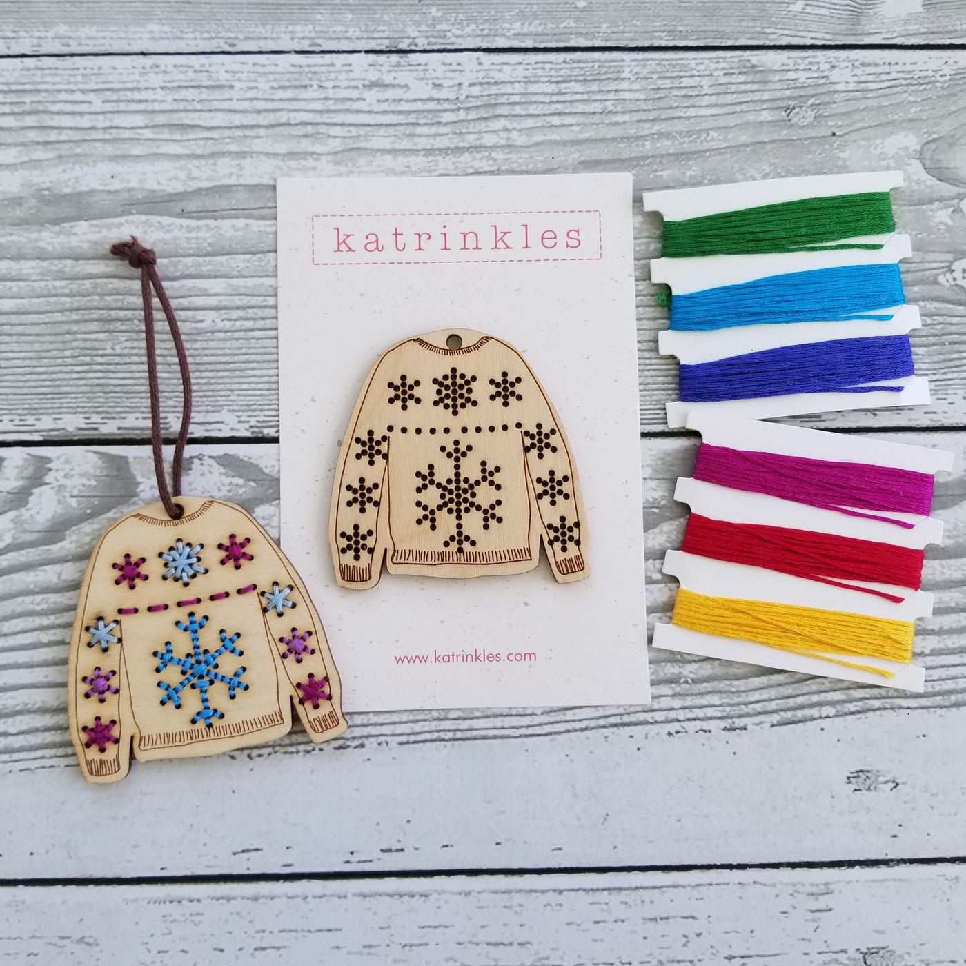 Stitchable Ornament Kit