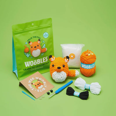 Felix the Fox Beginner Crochet Kit (Woobles)