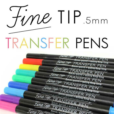 Fine-Tip Iron-On Transfer Pens