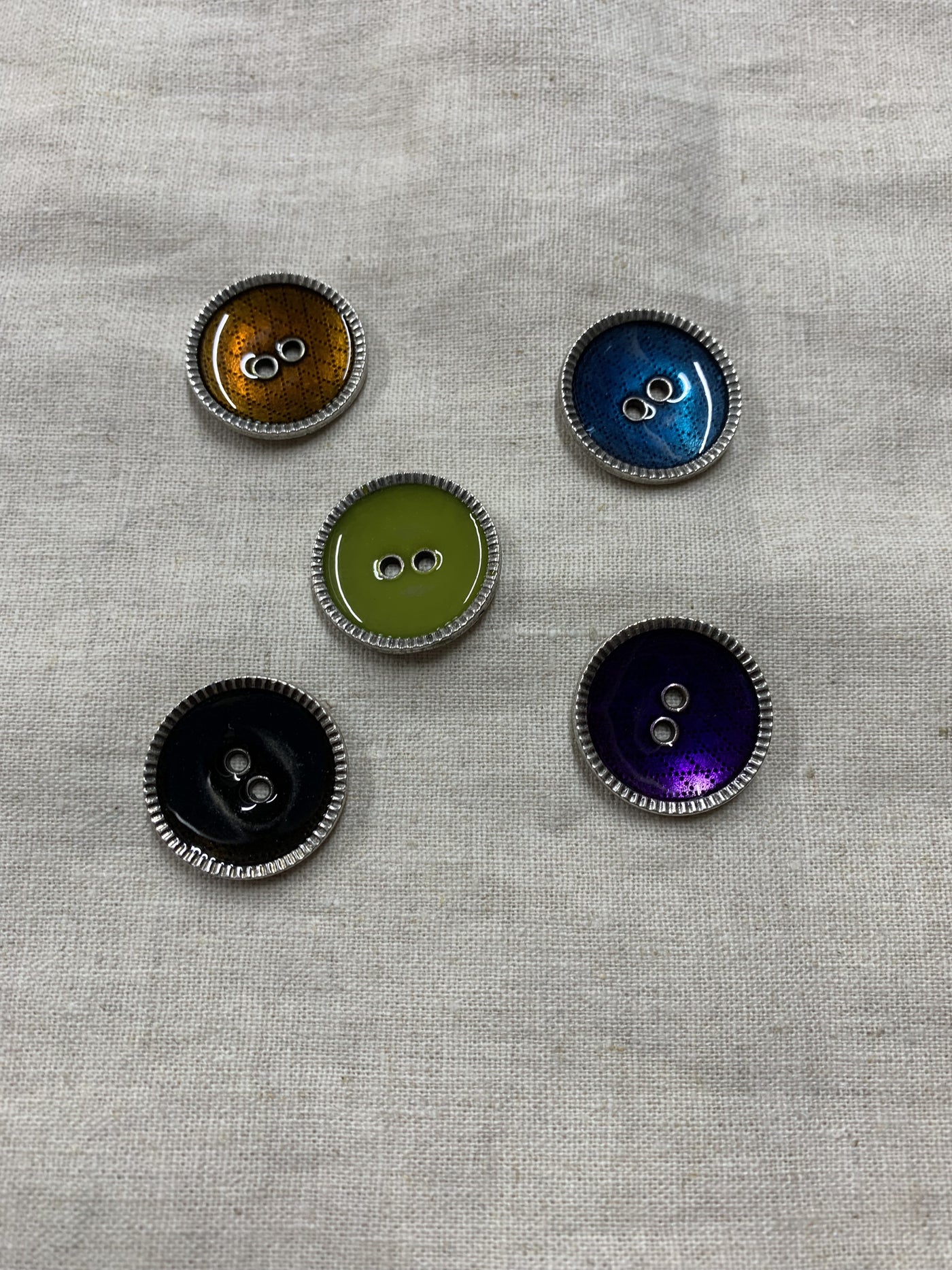 Metal Rim Buttons (22mm)
