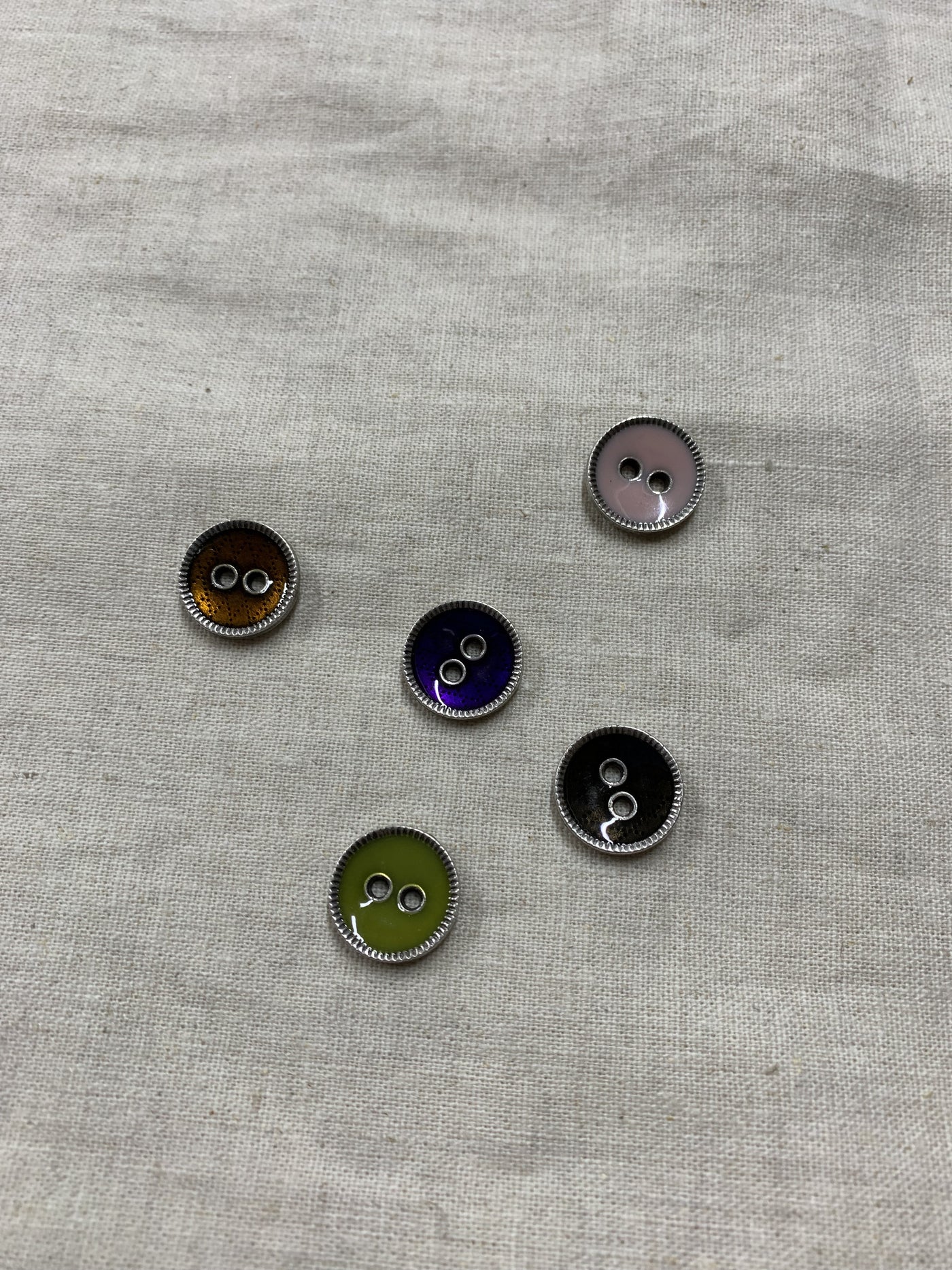 Metal Rim Buttons (15mm)