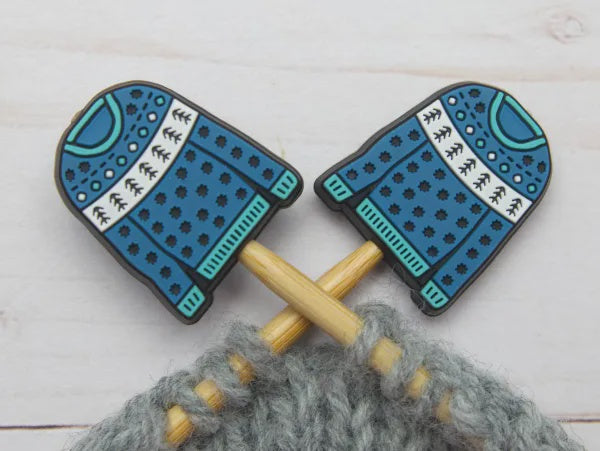 Blue Sweater Stitch Stoppers