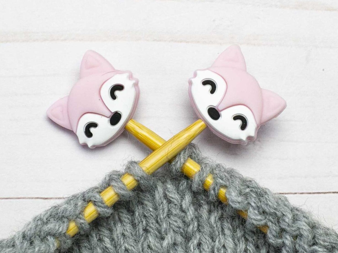 Pink Fox Stitch Stoppers