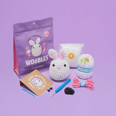 Jojo the Bunny Beginner Crochet Kit (Woobles)