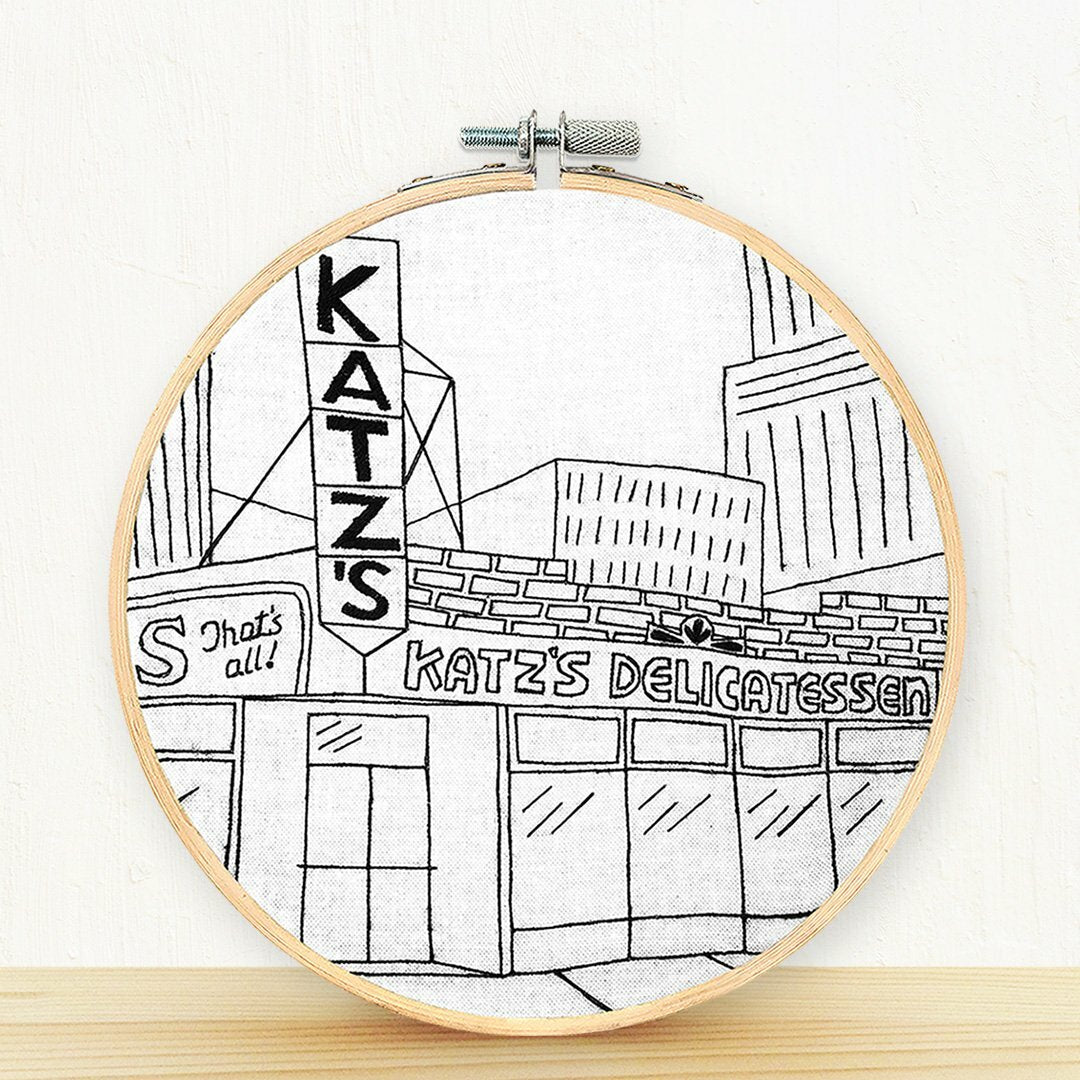 Katz's Deli Embroidery Kit