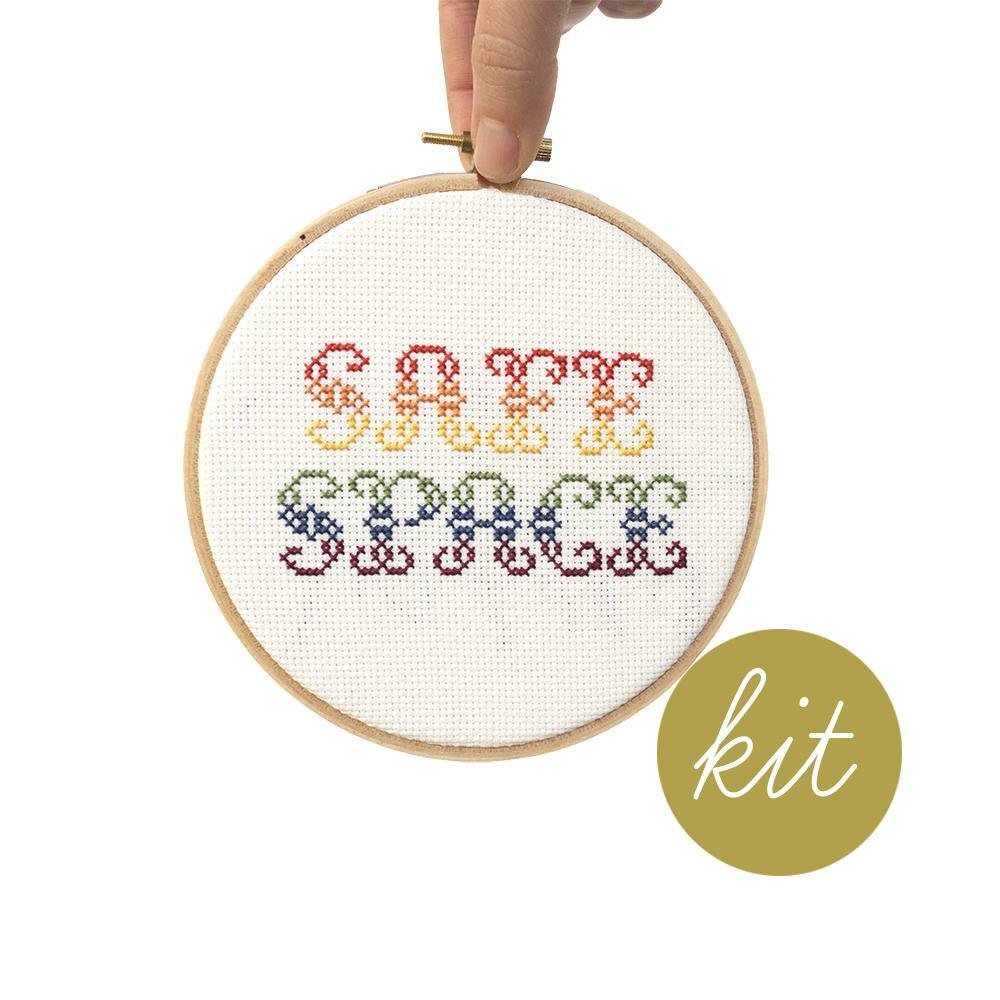 Safe Space Kit (Counted Cross Stitch)
