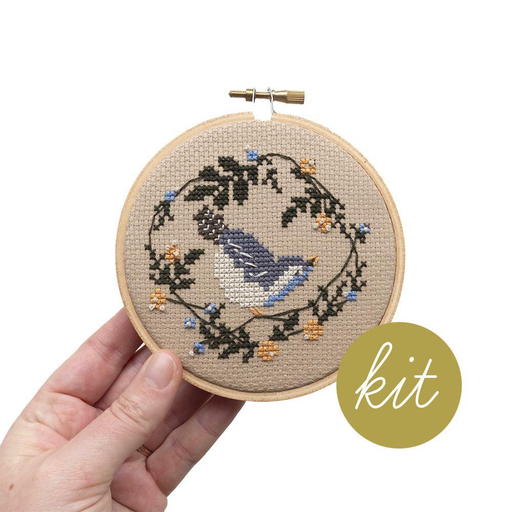 Spring Bird Kit (Counted Cross Stitch)