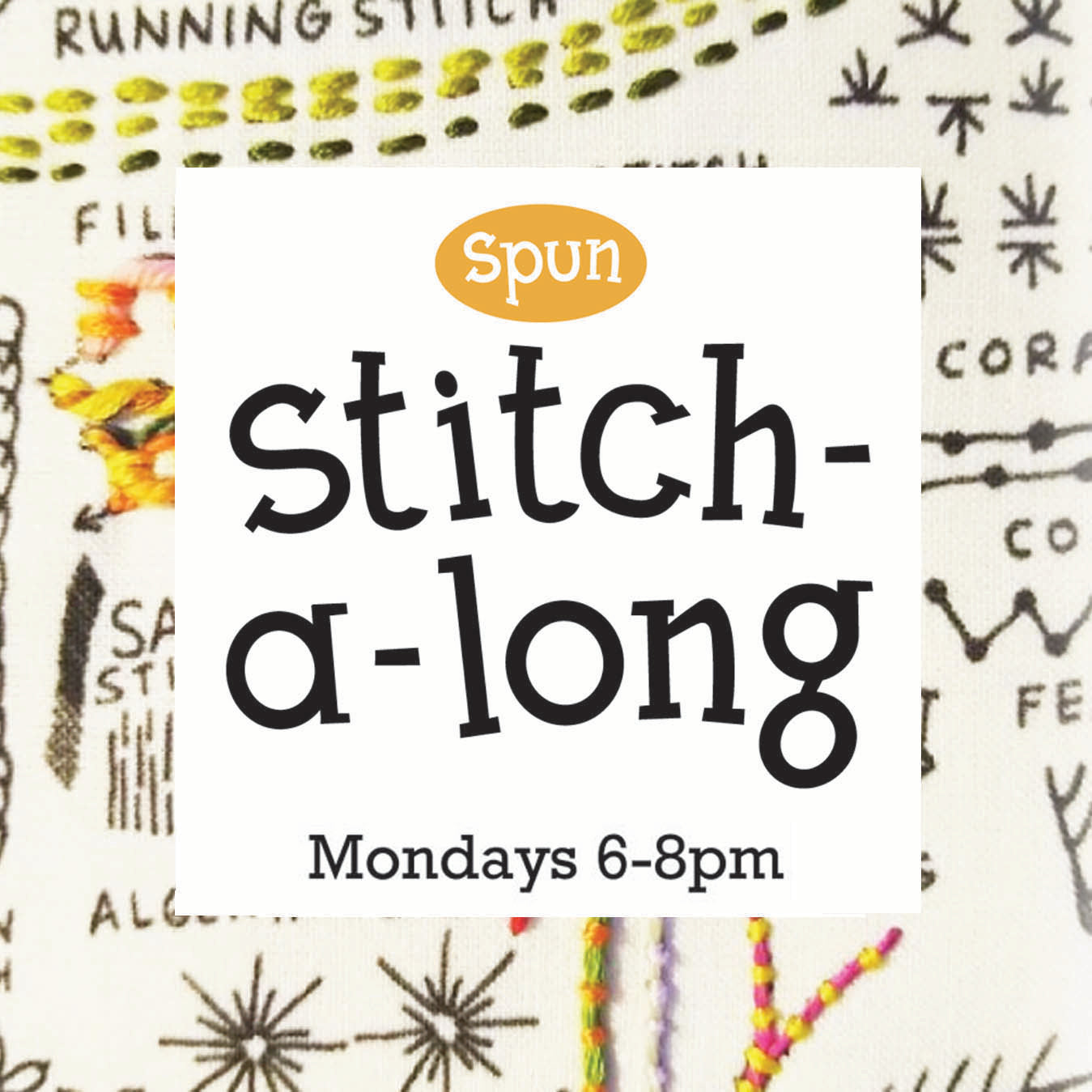 Monday Drop-In: Stitch-Along