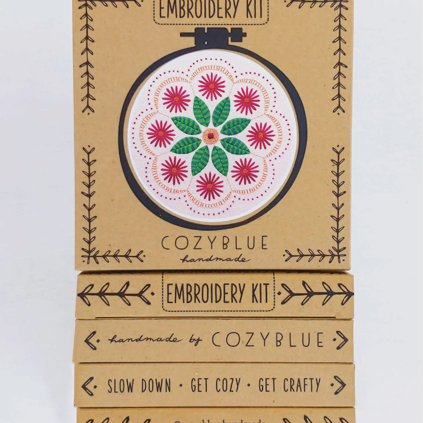 Garden Mandala Embroidery Kit