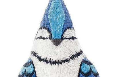 Blue Jay DIY Embroidered Doll Kit (Level 3)