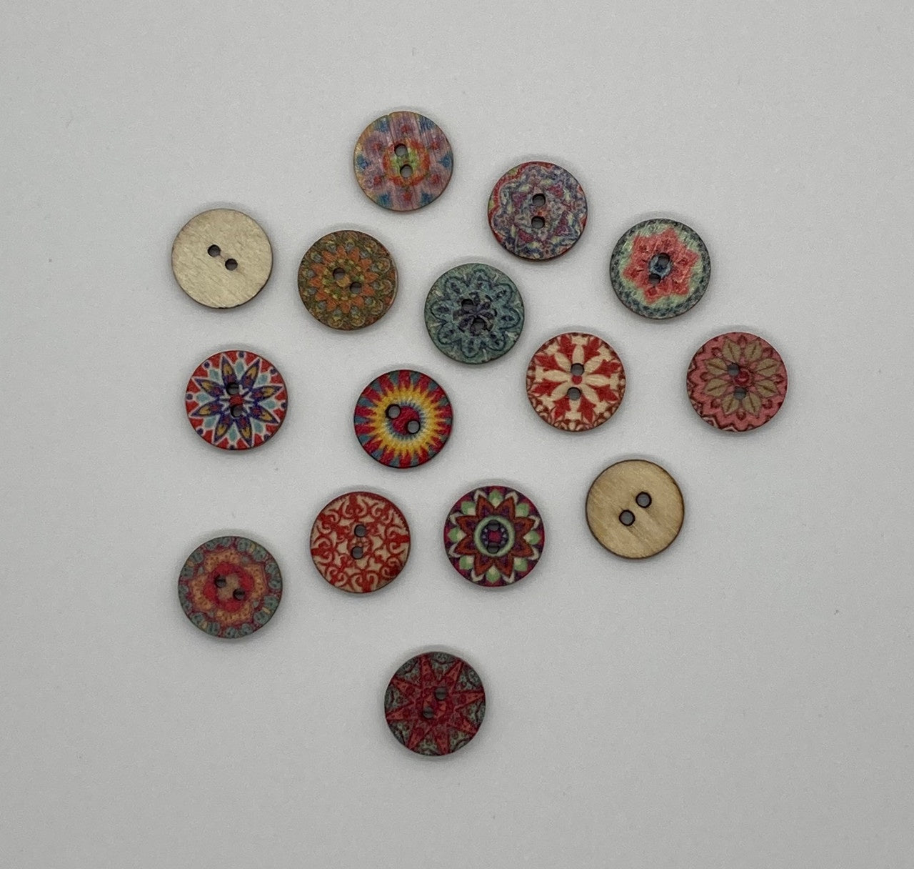 Boho Buttons (5/8" / 15mm)