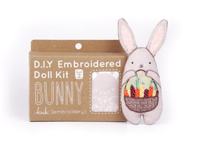 Bunny DIY Embroidered Doll Kit (Kiriki, Level 2)