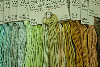 Weeks Dye Works Hand-Dyed Embroidery Floss Group 2