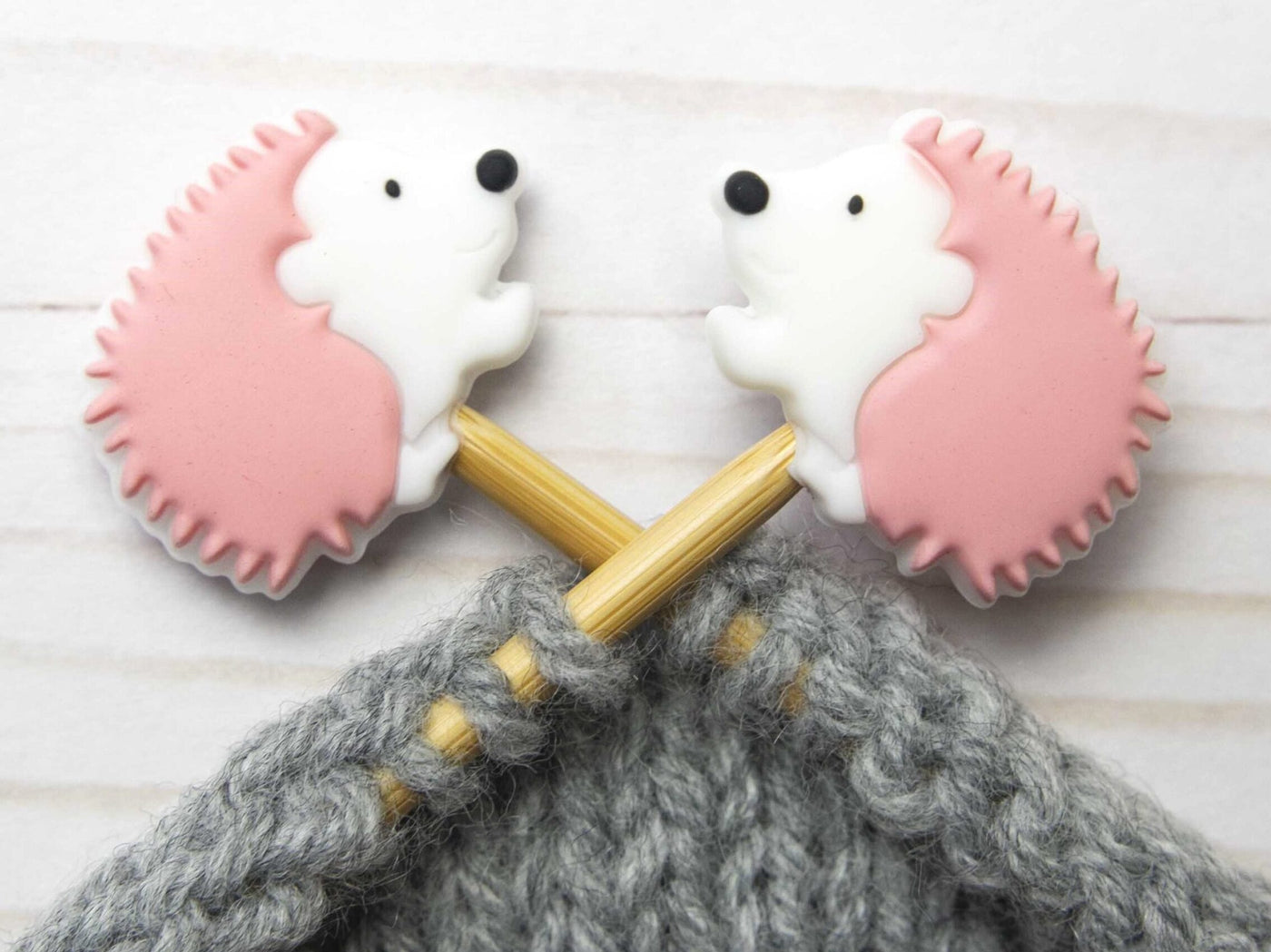 Pink Hedgehog Stitch Stoppers