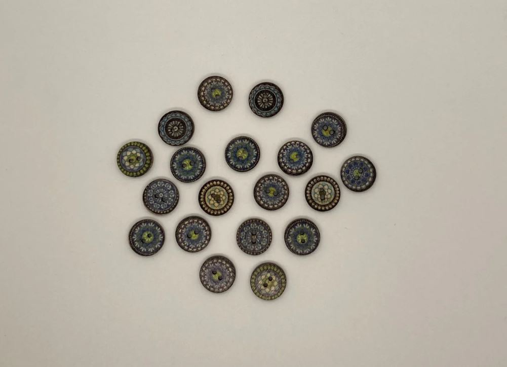 Indigo Buttons (5/8" / 15mm)