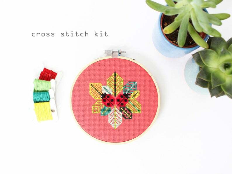 Little Ladybugs Kit (Counted Cross Stitch)