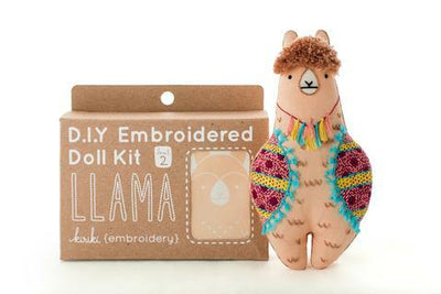 Llama DIY Embroidered Doll Kit (Level 2)