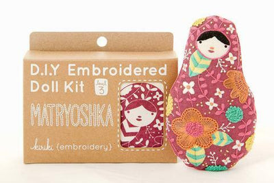 Matryoshka DIY Embroidered Doll Kit (Level 3)