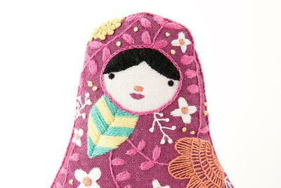 Matryoshka DIY Embroidered Doll Kit (Level 3)