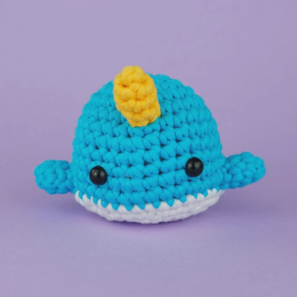 Bjorn the Narwhal Beginner Crochet Kit (Woobles) – Spun