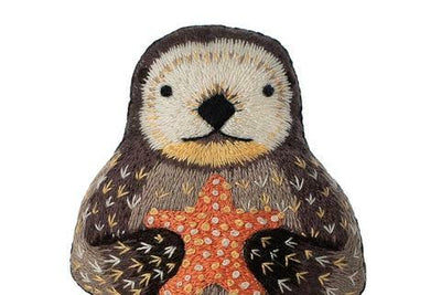 Otter DIY Embroidered Doll Kit (Level 3)